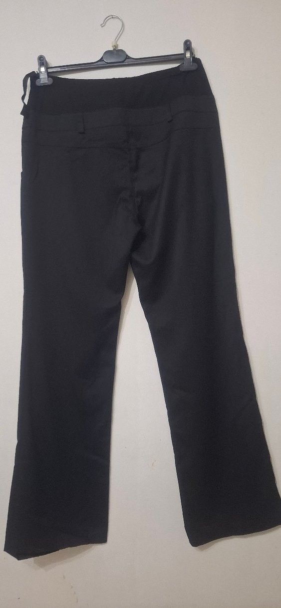 Siyah Normal Boy Hamile Pantolonu - Görsel 2