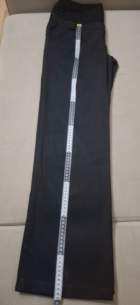 Siyah Normal Boy Hamile Pantolonu - Görsel 3