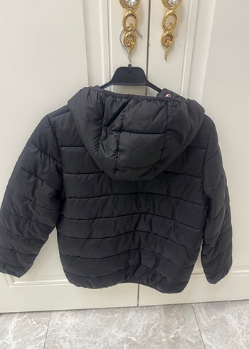 champion Kapüşonlu Siyah Erkek Çocuk Mont - Görsel 6