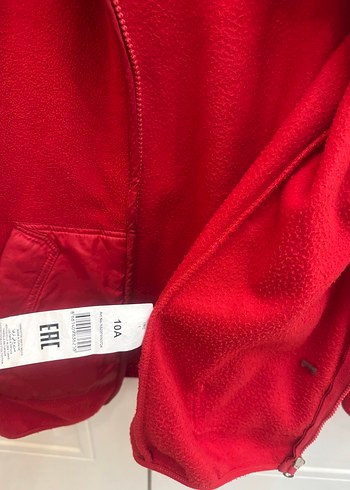 Bg store Kırmızı Fermuarlı Erkek çocuk Polar hırka - Görsel 2