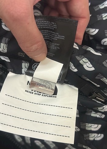 The north face çocuk çift taraflı mont - Görsel 7