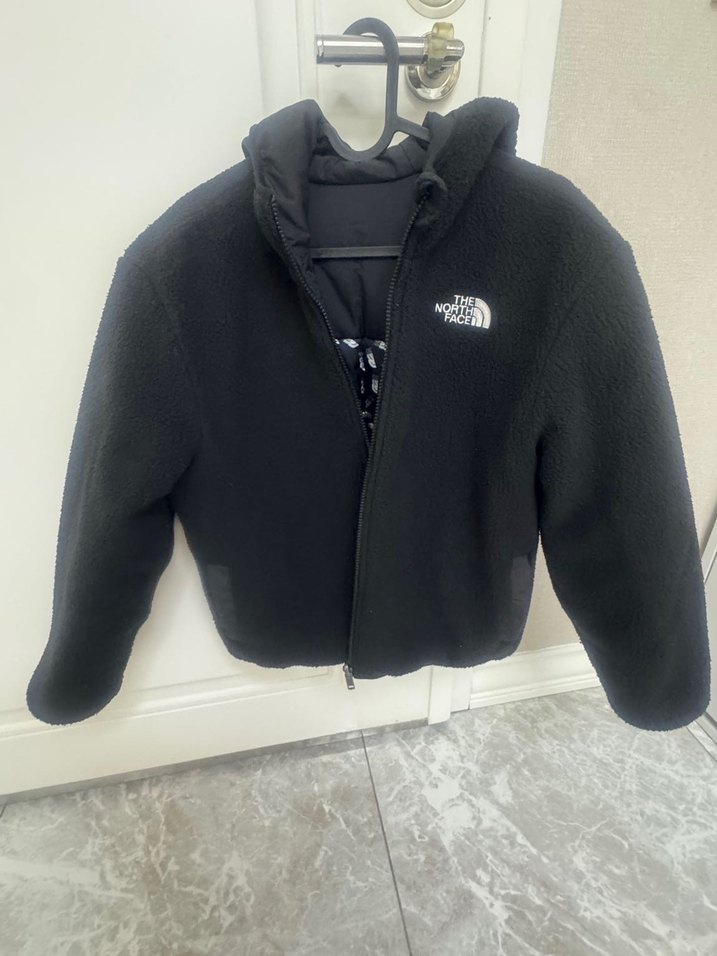 The north face çocuk çift taraflı mont - Görsel 4