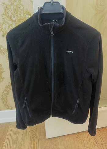 Siyah Fermuarlı Erkek çocuk Polar Sweatshirt - Görsel 3