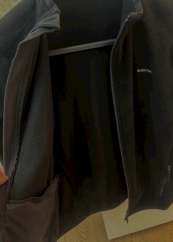 Siyah Fermuarlı Erkek çocuk Polar Sweatshirt - Görsel 7