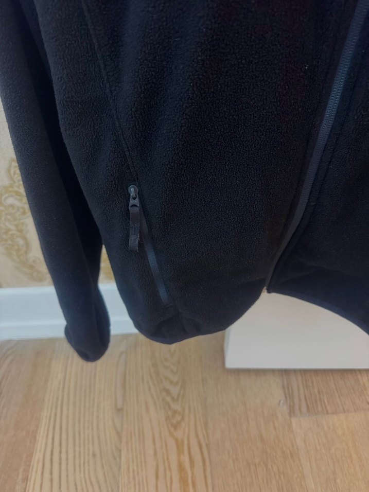 Siyah Fermuarlı Erkek çocuk Polar Sweatshirt - Görsel 5