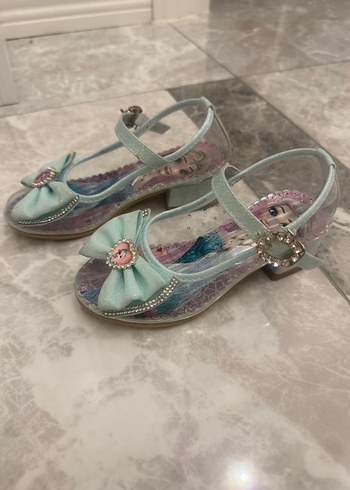 Kız Çocuk  Fiyonklu topuklu Ayakkabı - Görsel 3