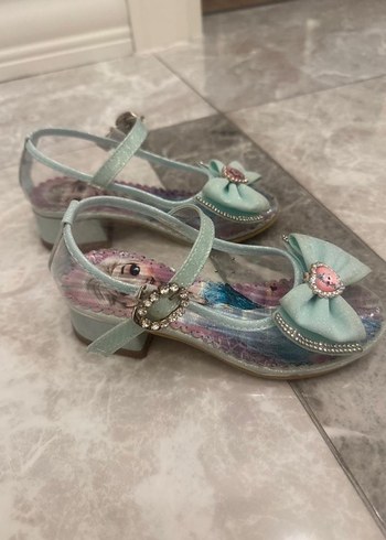 Kız Çocuk  Fiyonklu topuklu Ayakkabı - Görsel 5