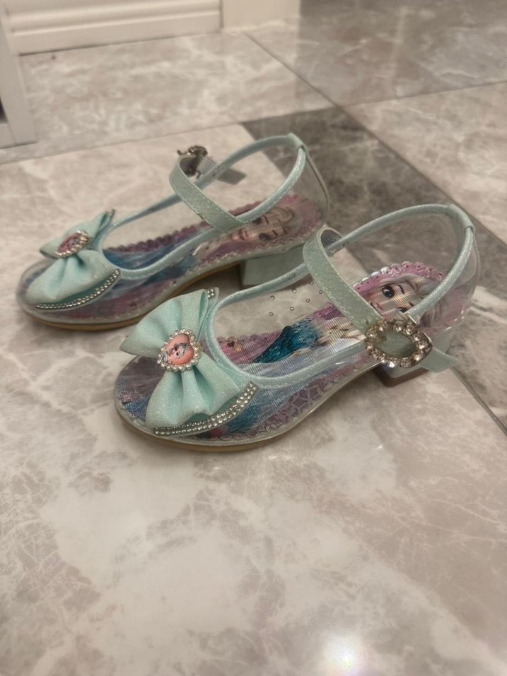 Kız Çocuk  Fiyonklu topuklu Ayakkabı - Görsel 3