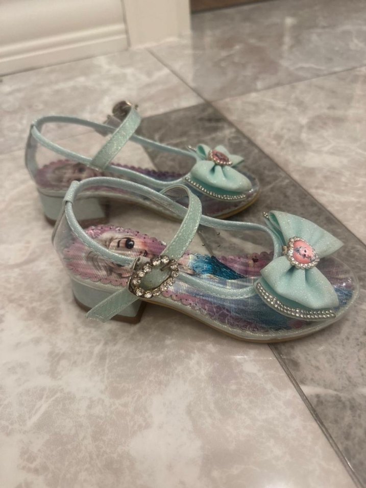 Kız Çocuk  Fiyonklu topuklu Ayakkabı - Görsel 5