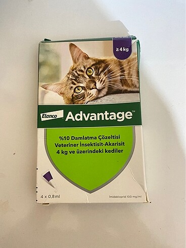  Kedi Bit Pire İlacı Elanco Advantage