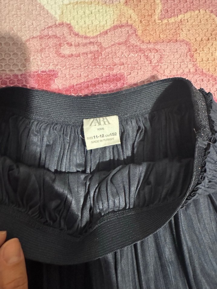 Siyah Pilili Midi etek kız çocuk - Görsel 2