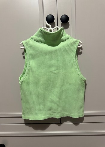 Yeşil Kolsuz Kız Çocuk body - Görsel 2