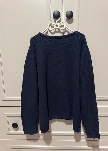 Nakışlı Lacivert Kadın Triko Kazak - Görsel 5