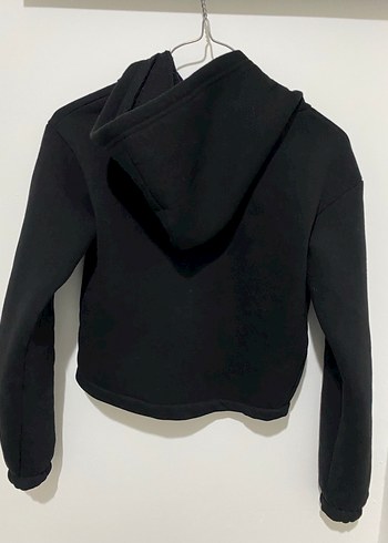 Addax Siyah Fermuarlı Kadın Sweatshirt