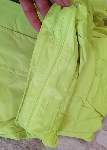 Erkek Sarı Uzun Kollu Kemerli Yağmurluk - Görsel 4