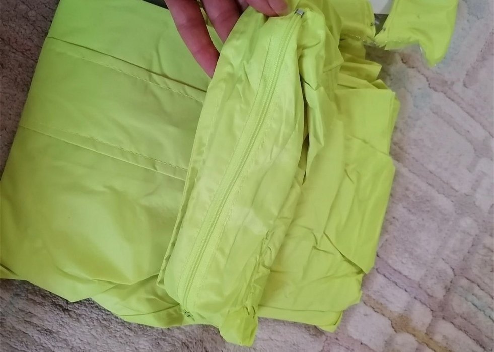 Erkek Sarı Uzun Kollu Kemerli Yağmurluk - Görsel 4