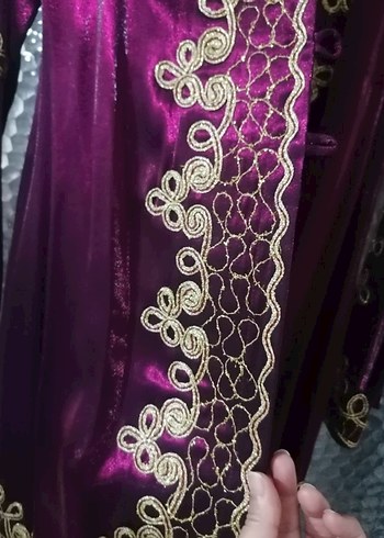 Bordo İşlemeli bindallı - Görsel 4