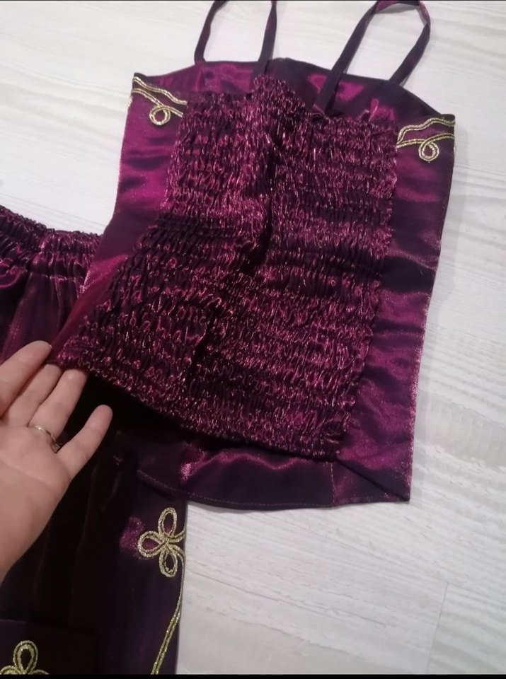 Bordo İşlemeli bindallı - Görsel 3