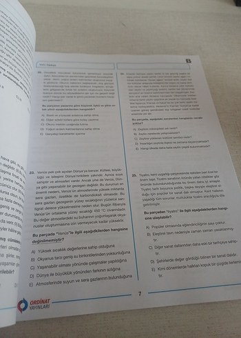 TYT Temel Yeterlilik Testi Sınav Kitapçığı - Görsel 4