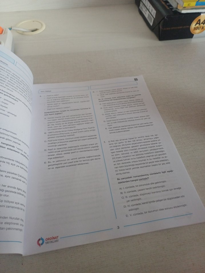 TYT Temel Yeterlilik Testi Sınav Kitapçığı - Görsel 3