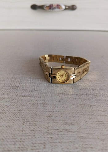 Vintage Altın Renk Kadın Saat - Görsel 3