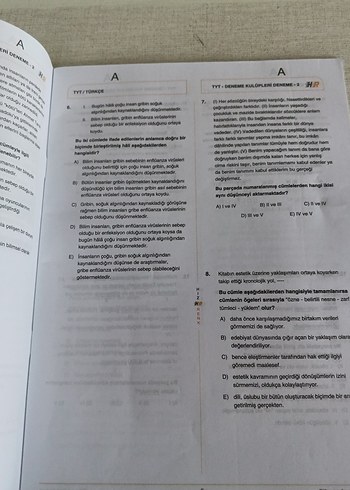 TYT-2 Deneme Kitapçığı - Temel Yeterlilik Testi - Görsel 5