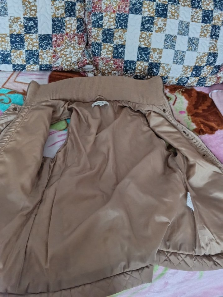 Kahverengi Fermuarlı Kadın Yelek - Görsel 2