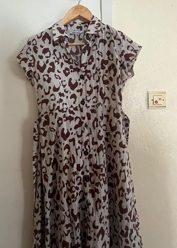 Bohem Salaş V Yaka Kemerli Hamile Tunik - Görsel 3