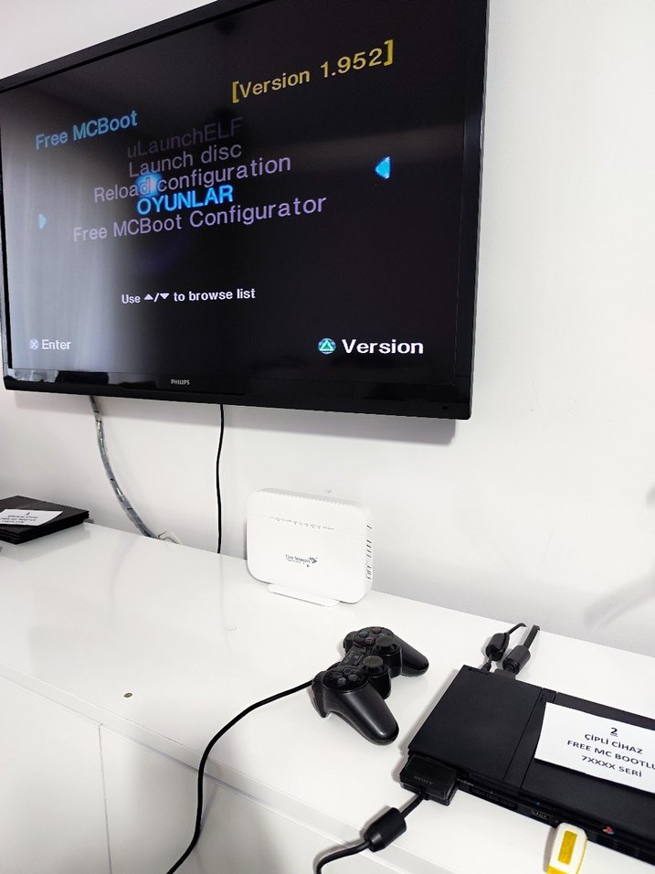 7XXXX Serisi FreeMC Bootlu Çipli PlayStation 2 - Görsel 3