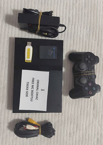 Orijinal PlayStation 2 7XXXX Seri Free MC Bootlu - Görsel 2