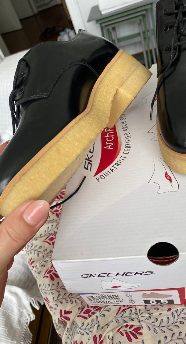 Siyah Bağcıklı Deri Ayakkabı - Görsel 3