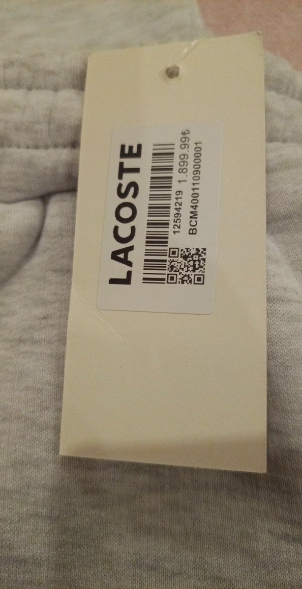 Orijinal Lacoste Gri Jogger Eşofman Altı - [Beden] - Temiz - Görsel 2