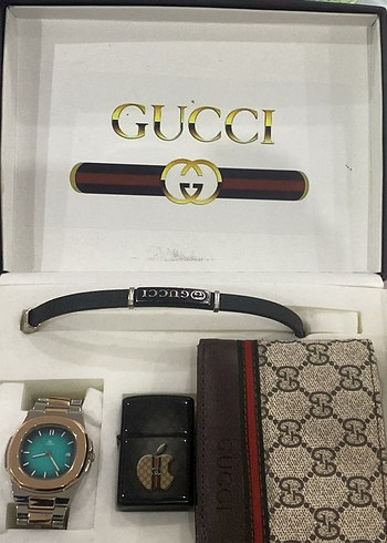 Gucci Premium Erkek Seti | Zamansız Şıklık & Prestij - Görsel 2