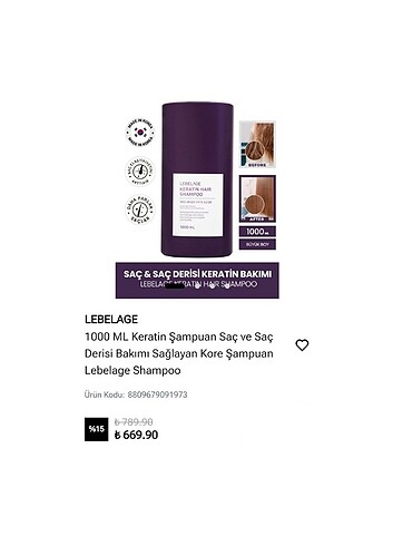 Missha Lebelege Şampuan