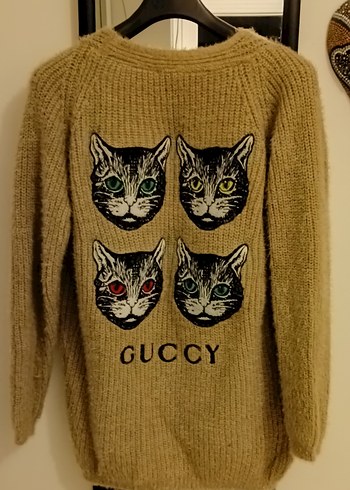 Gucci bej Örgü Kadın hırka