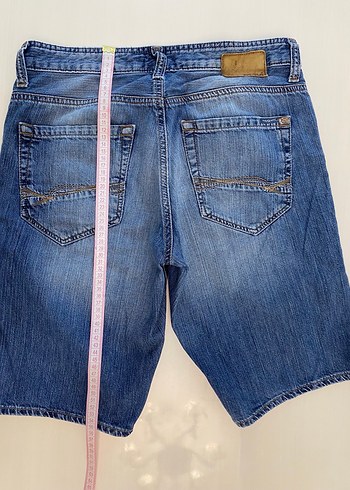 Mavi Erkek Kot Şort - Görsel 3