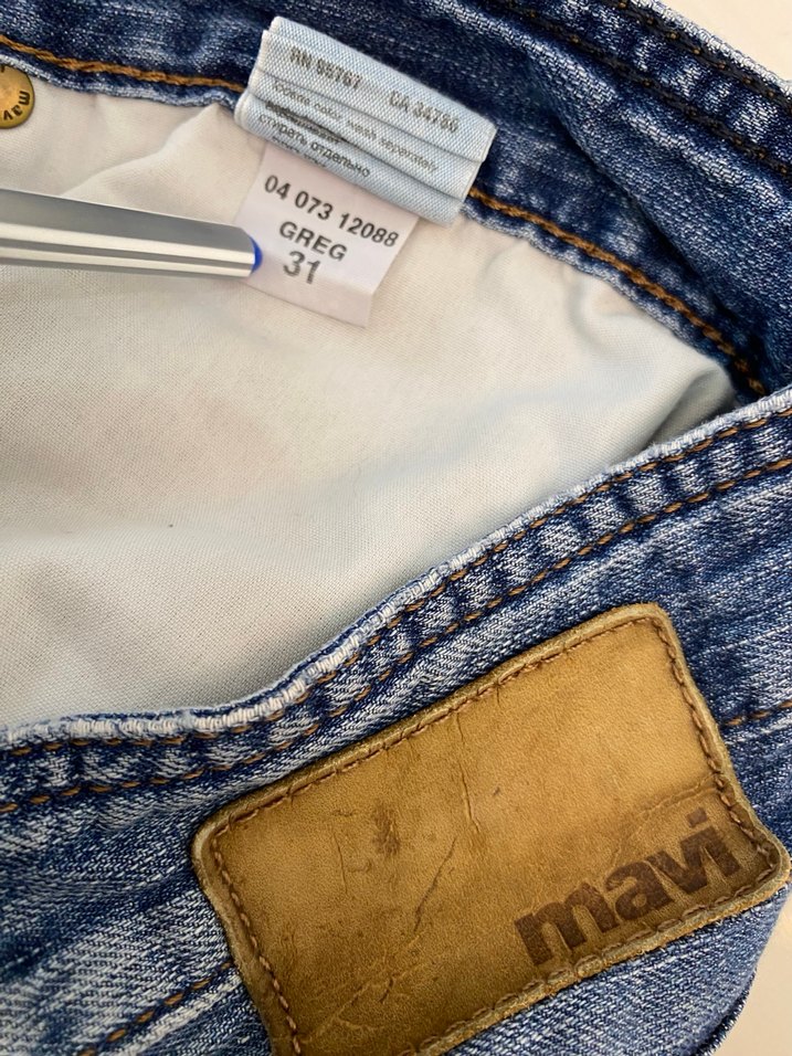 Mavi Erkek Kot Şort - Görsel 2