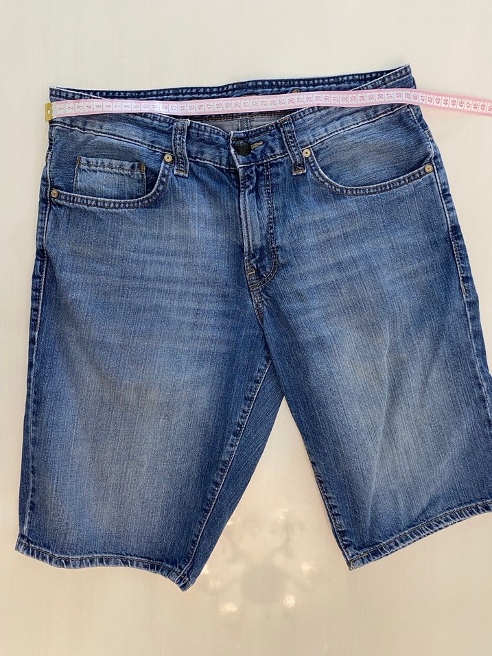 Mavi Erkek Kot Şort - Görsel 4