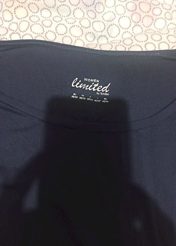 Lacivert Drapeli Şık Elbisesi - Görsel 4