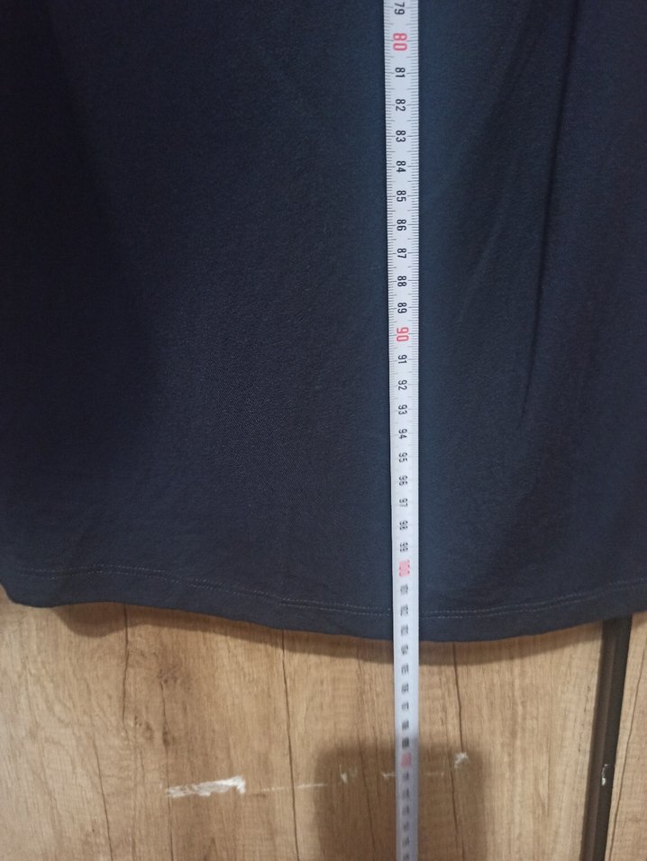 Lacivert Drapeli Şık Elbisesi - Görsel 3