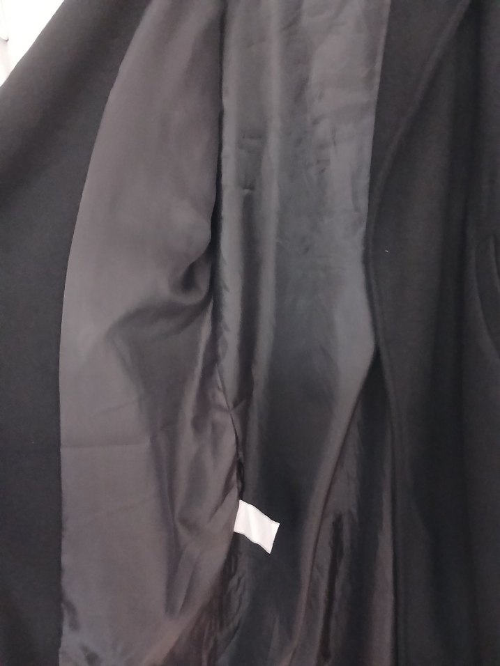 Siyah Uzun Klasik Kaban - Görsel 3