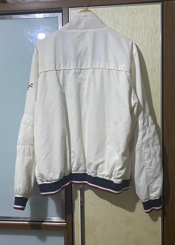 Beyaz Fermuarlı Erkek Ceket - Görsel 3