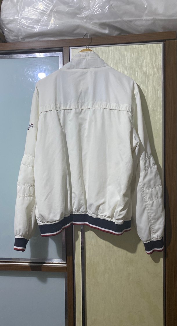 Beyaz Fermuarlı Erkek Ceket - Görsel 3