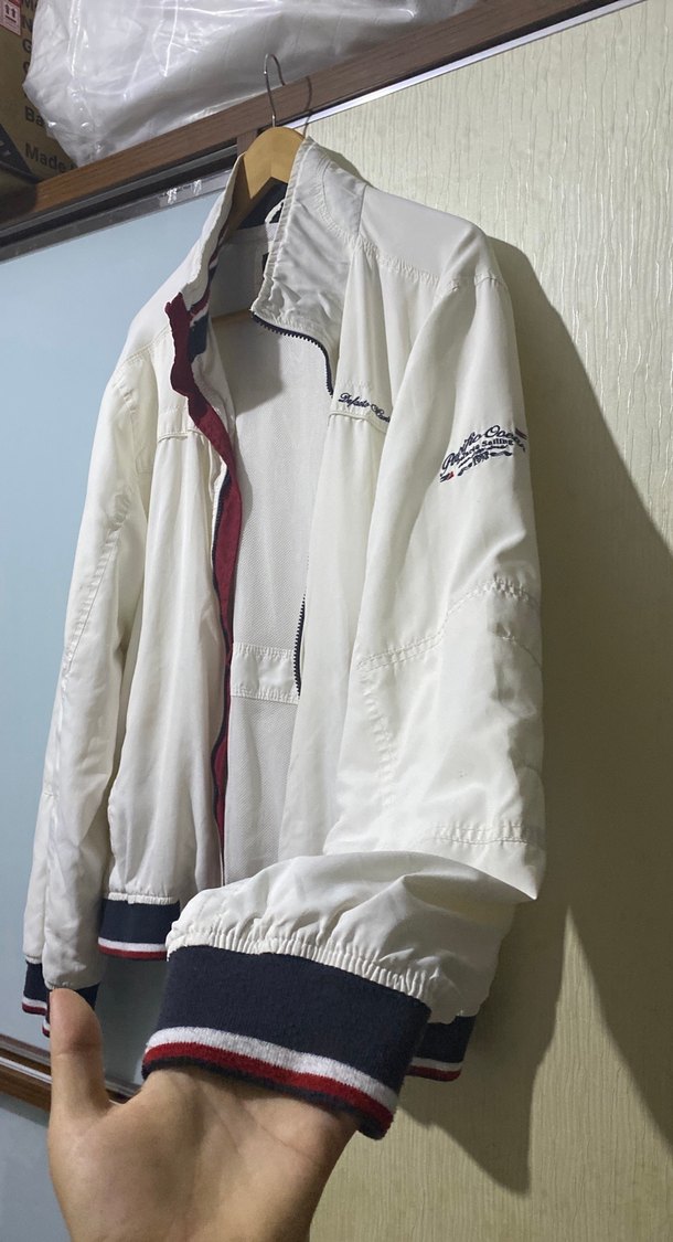 Beyaz Fermuarlı Erkek Ceket - Görsel 2