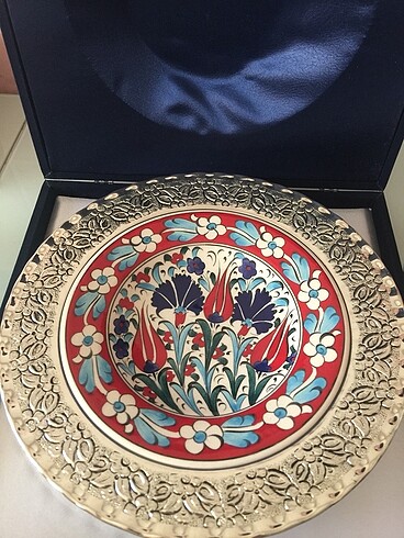  Beden Gümüş kaplama tabak