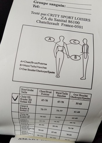 Binicilik yeleği. Ayarlanabilir Çocuk XS - Görsel 6