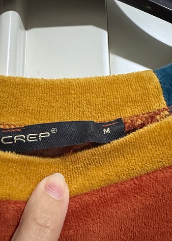 Rahat Kesim Kadın Süet Sweatshirt - Görsel 2