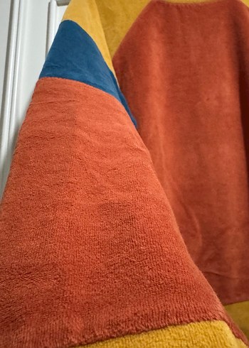 Rahat Kesim Kadın Süet Sweatshirt - Görsel 3