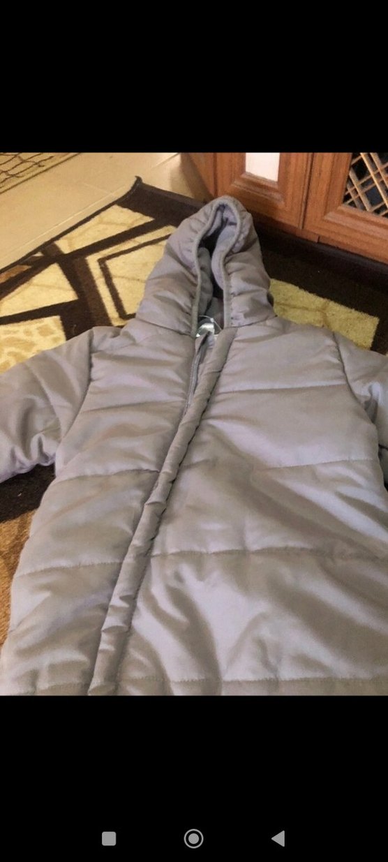 Gri Fermuarlı Bebek Erkek Kar Tulumu - Görsel 3