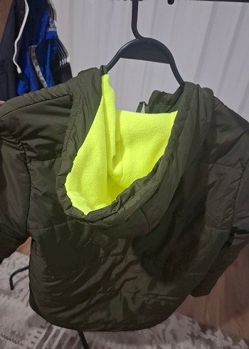 Erkek Çocuk Haki Fermuarlı Mont - Görsel 3